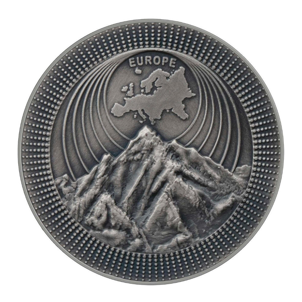 AgaKulche Mont Blanc Dark 2021 Gümüş Sikke Coin